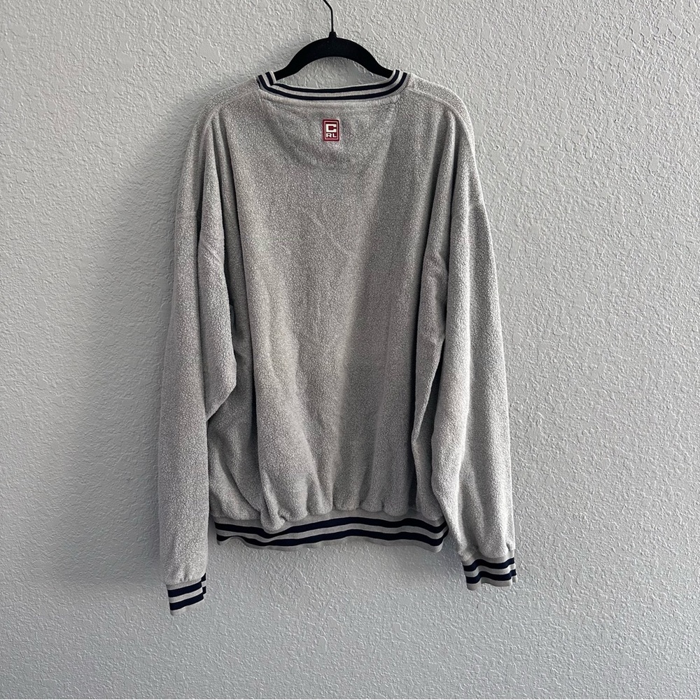 Vintage Chaps Ralph Lauren Crewneck Sweatshirt Gray  Terry Fleece Large - Picture 3 of 7